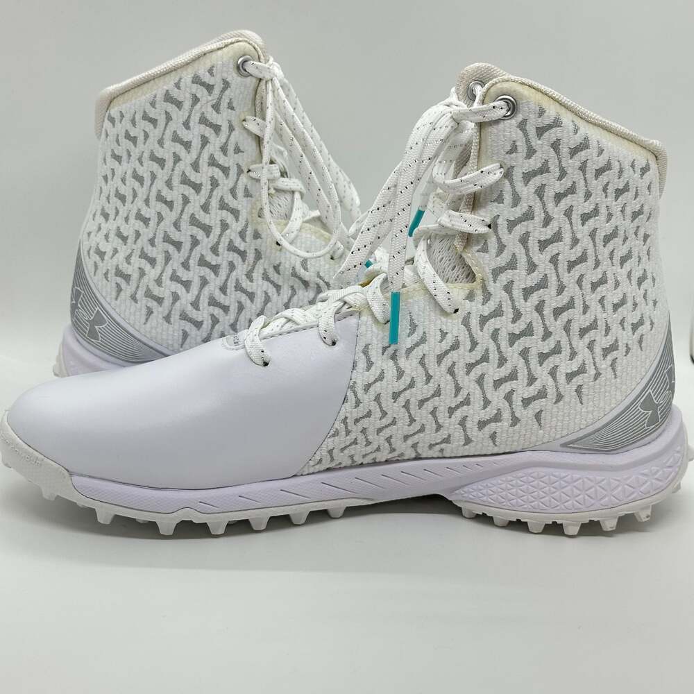 NEW! Under Armour Lacrosse Turf Cleats White Women's 9.5 - Picture 6 of 10